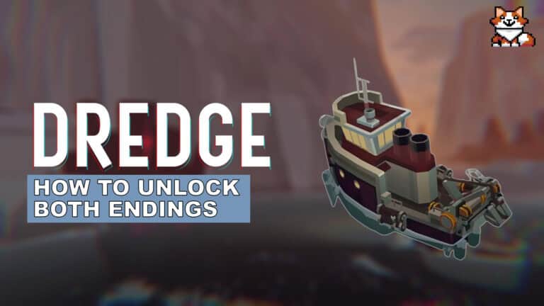 A screenshot from my Dredge game showing one of the endings.