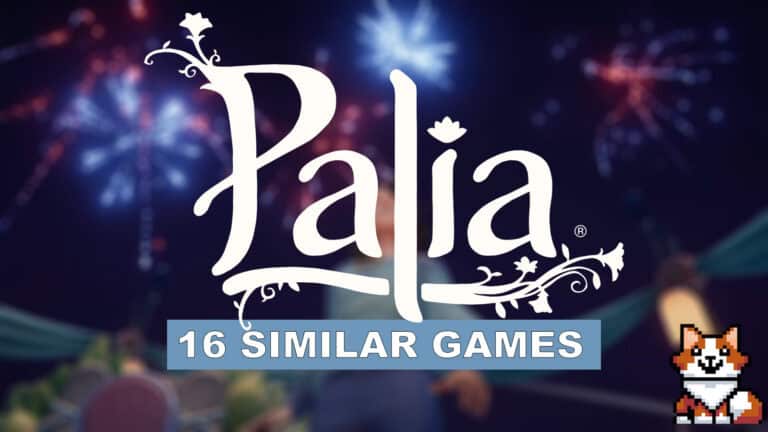 The official artwork for games like Palia, featuring the game's logo.