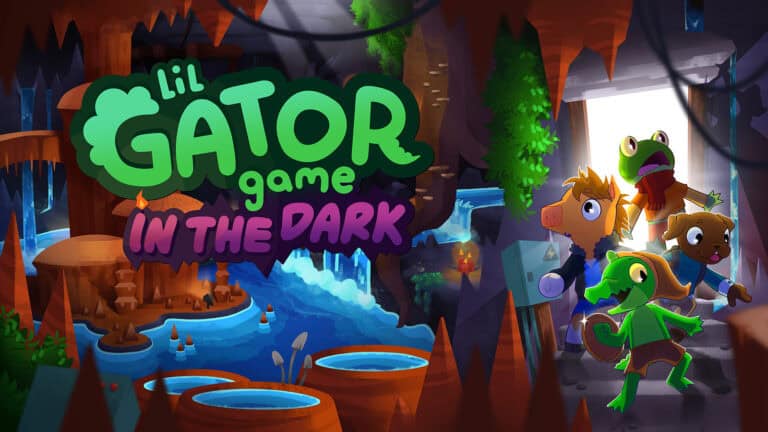 The official artwork for Lil Gator Game In The Dark Expansion.